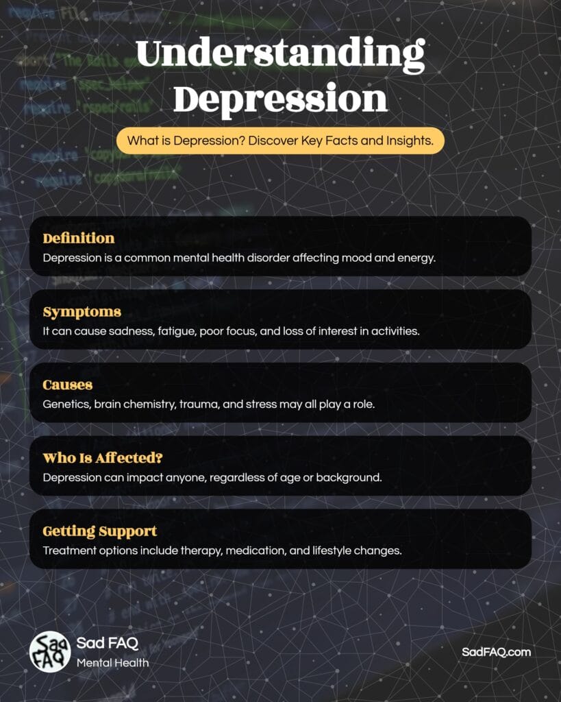 Understanding What Depression Is - Infographic
